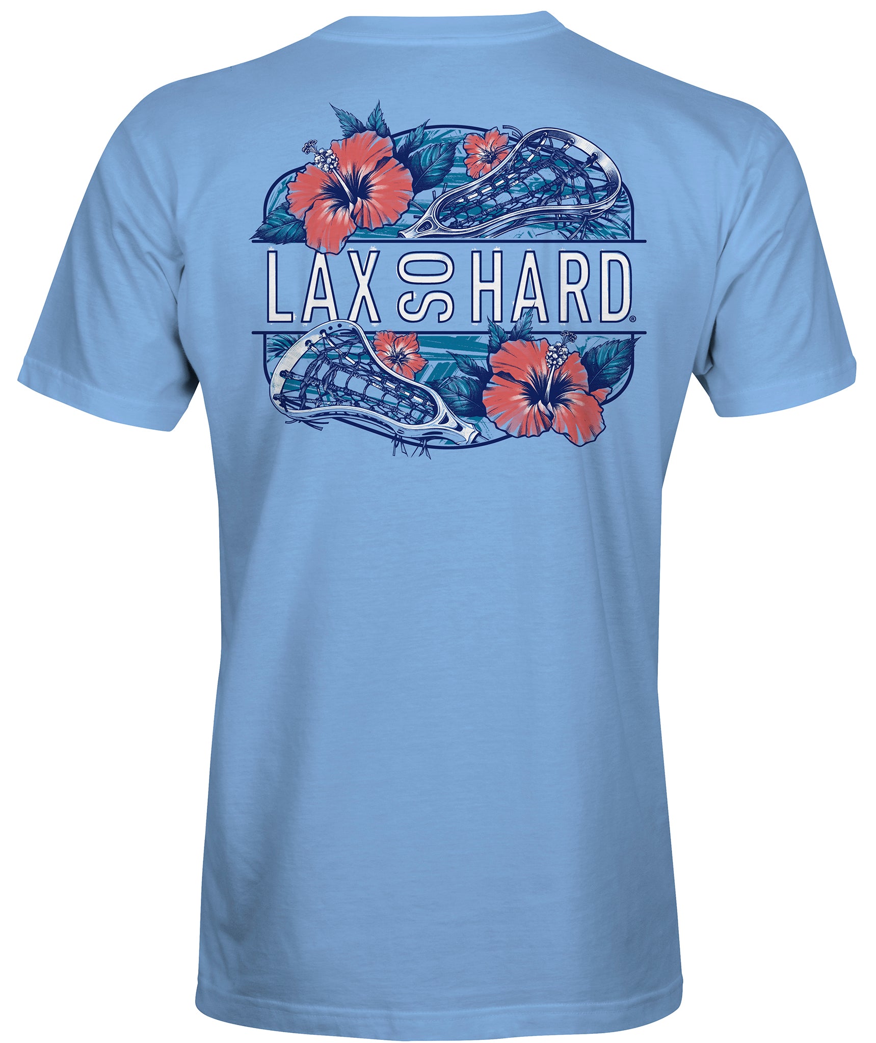 Womens Spring Lacrosse T-Shirt - Blue