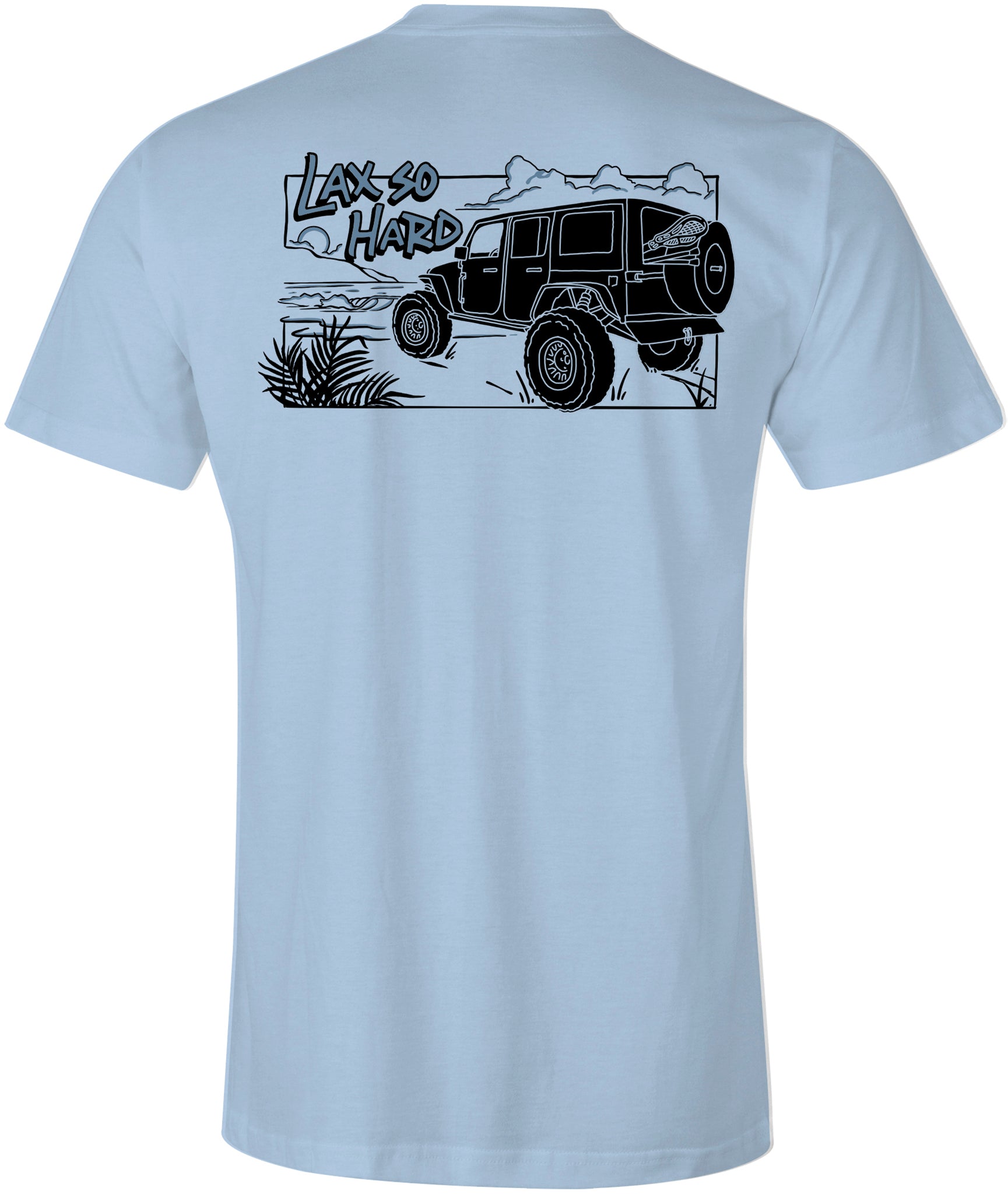 Lacrosse Jeep T-Shirt - Blue