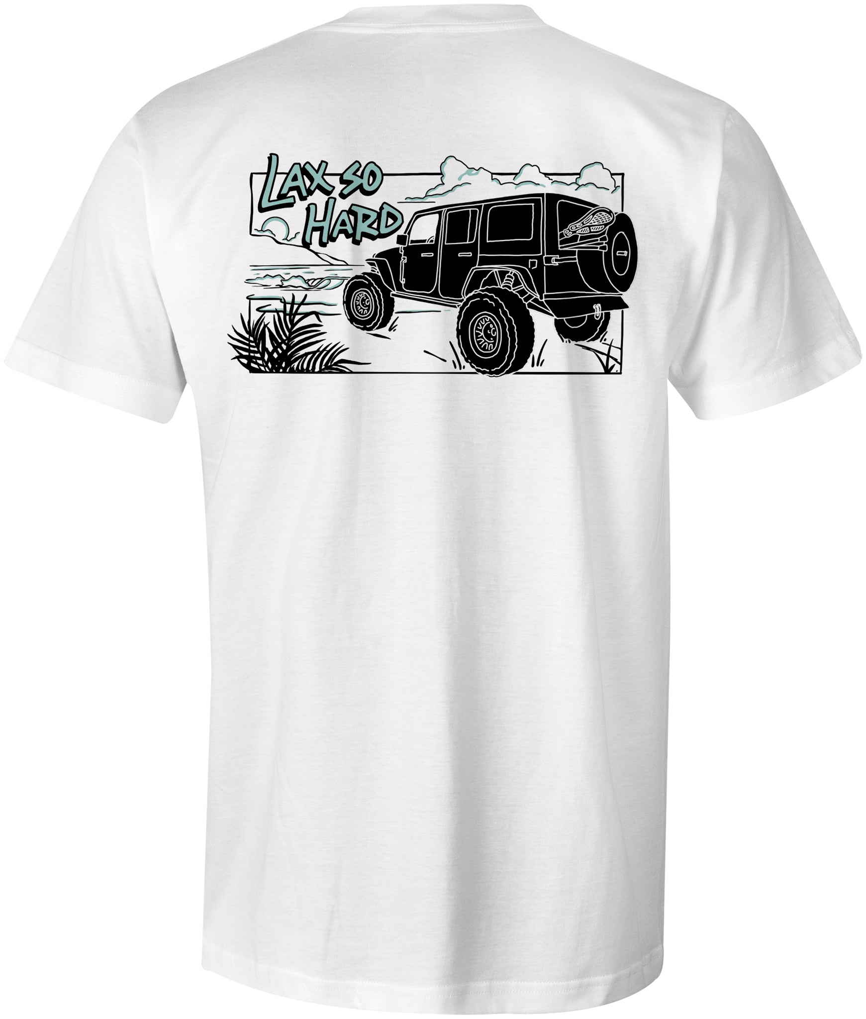 Lacrosse Jeep T-Shirt - White