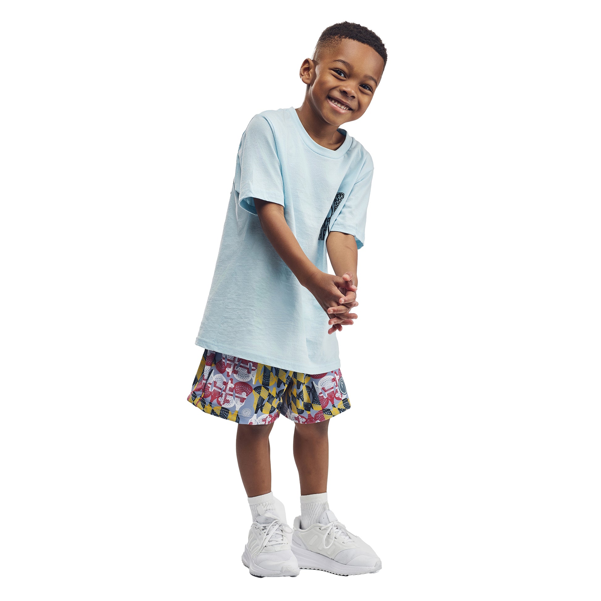 boys lacrosse shorts Maryland flag youth performance