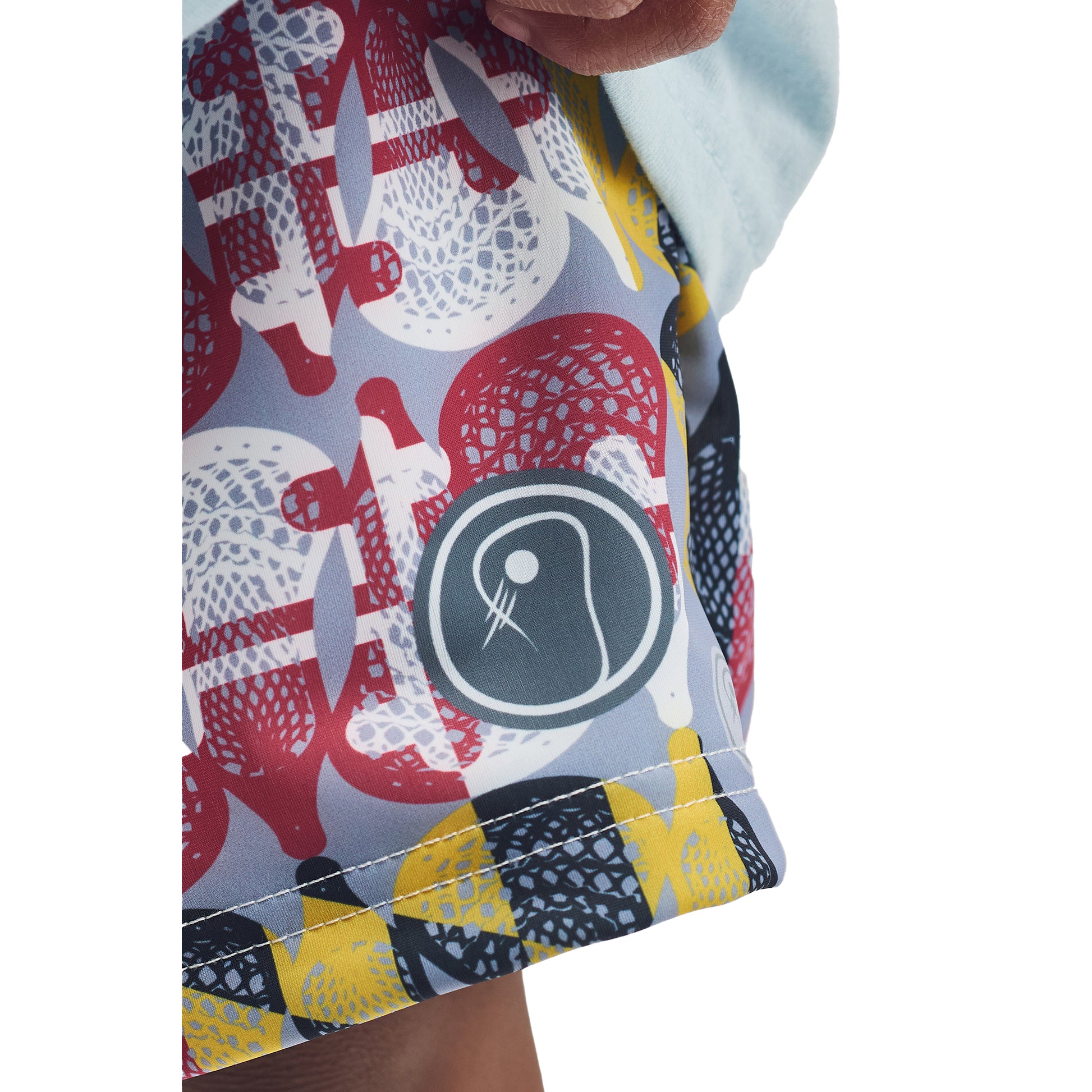 boys performance lacrosse shorts Maryland flag