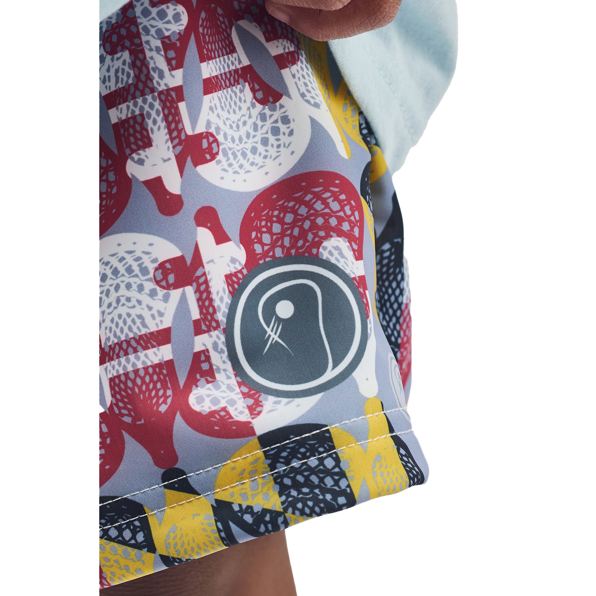 boys performance lacrosse shorts Maryland flag