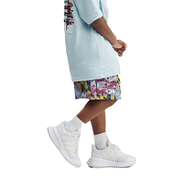 youth lacrosse shorts Maryland flag design