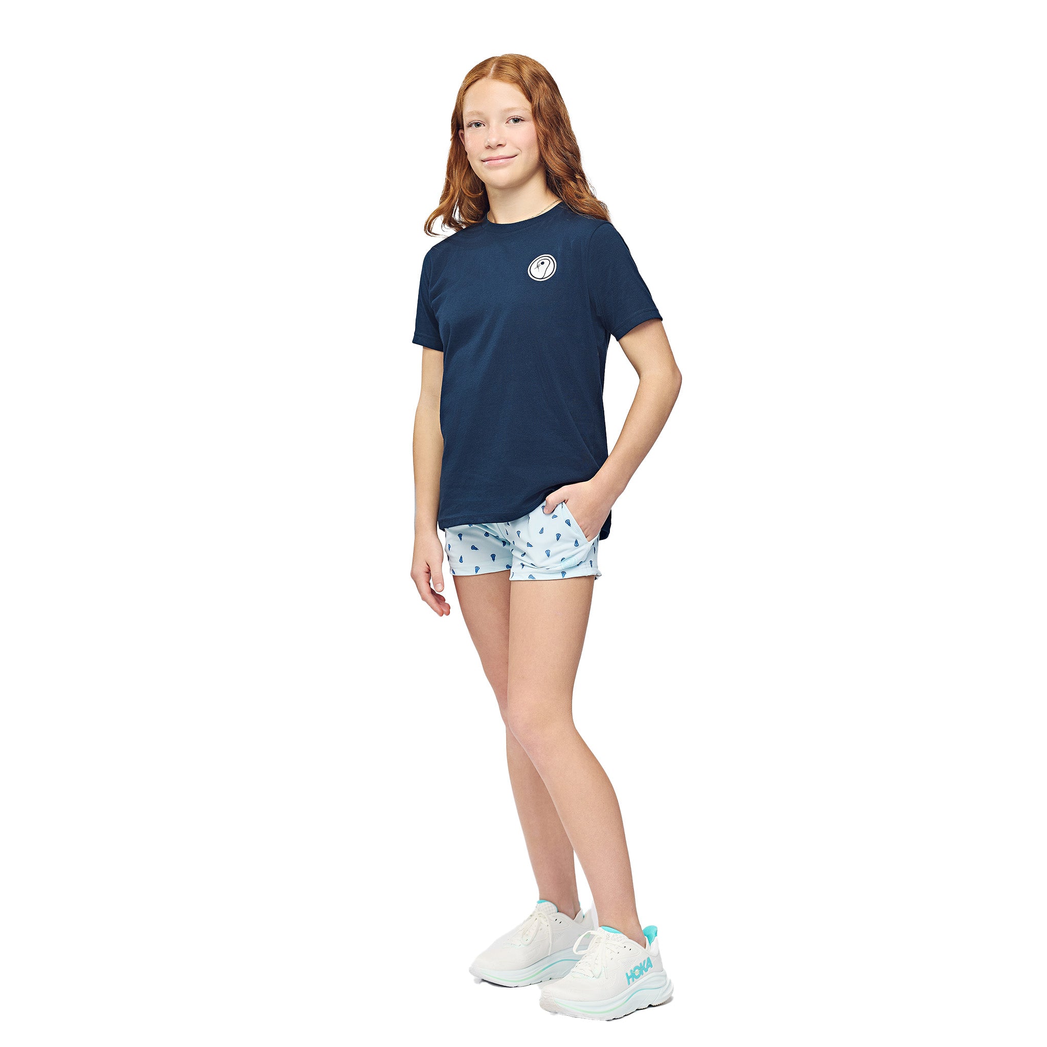 Girls Prep Lacrosse Shorts - Blue