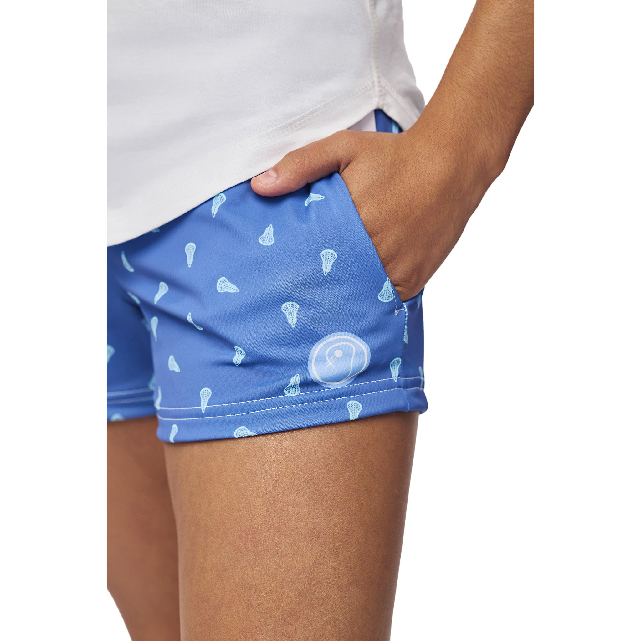 Girls Prep Lacrosse Shorts - Purple