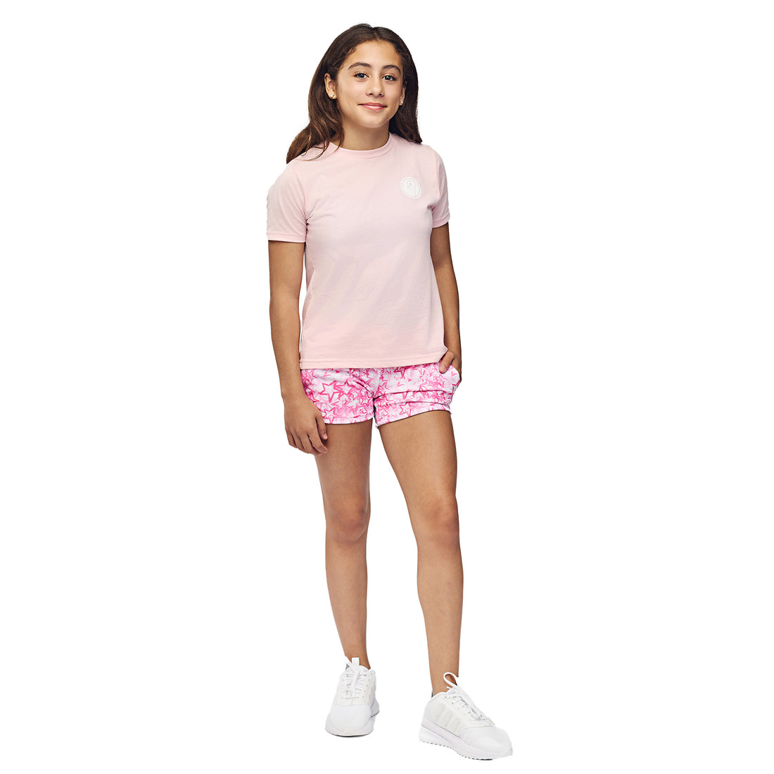 Girls Lacrosse Star Shorts - Pink