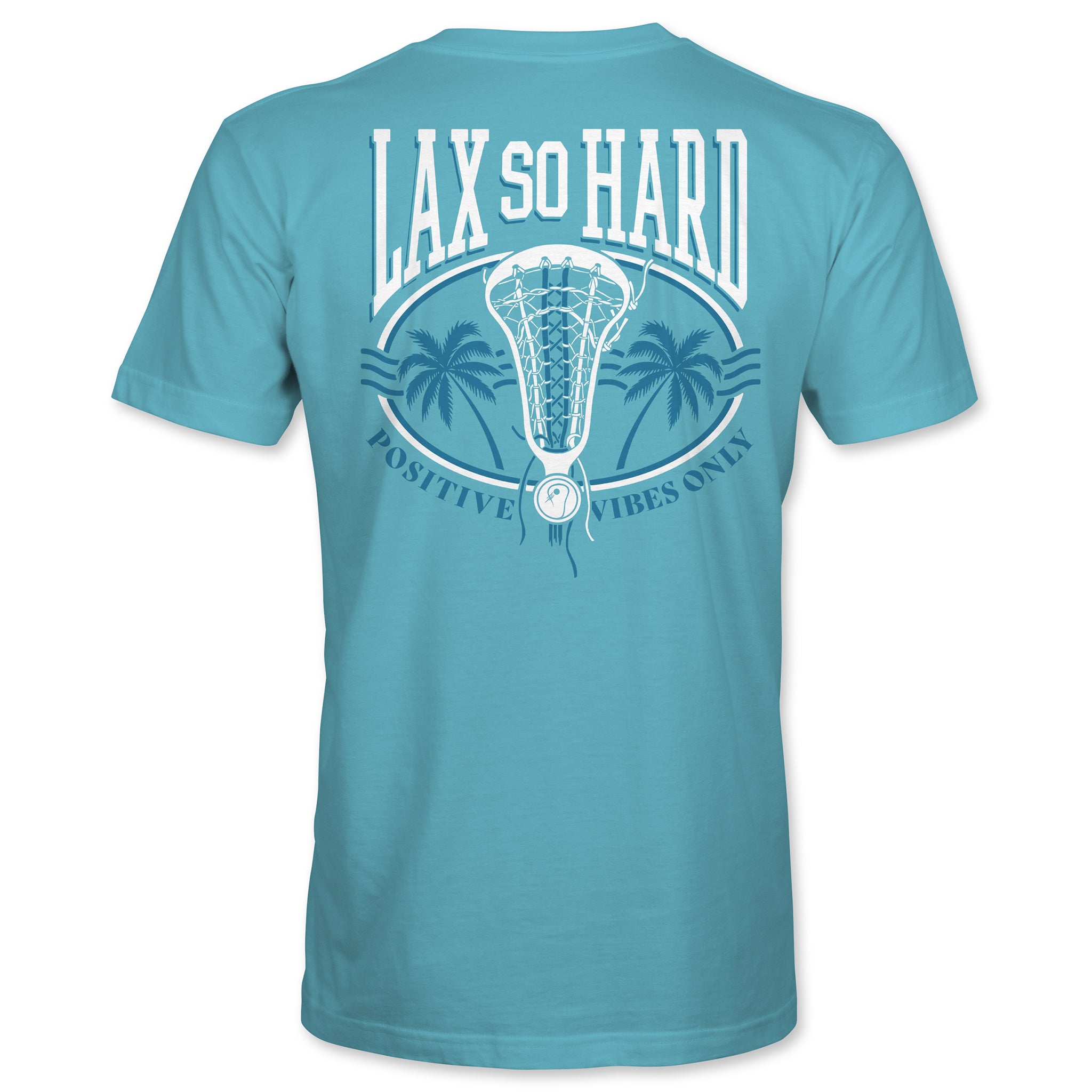 Girls Lacrosse Vibes T-Shirt - Aqua