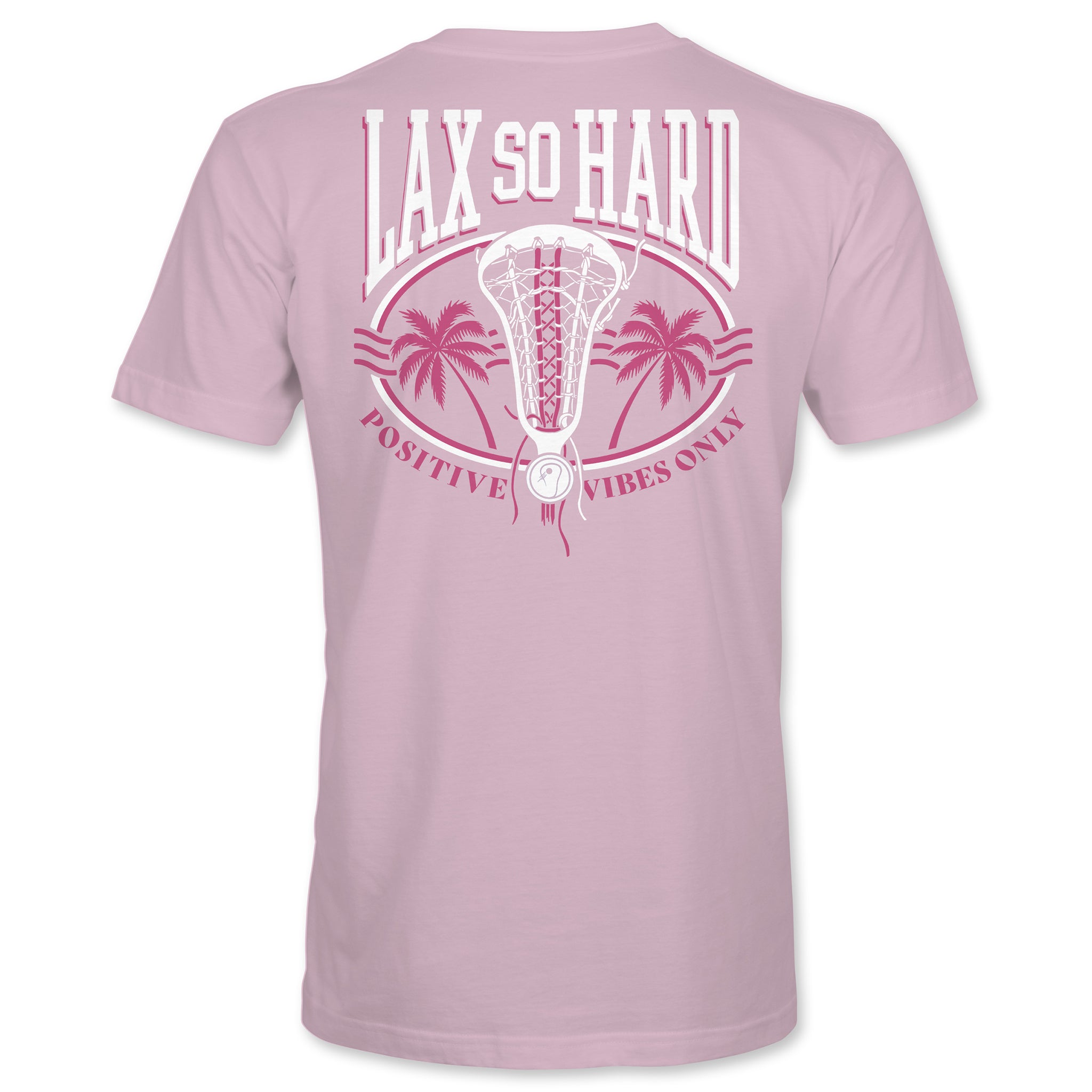 Girls Lacrosse Vibes T-Shirt - Pink