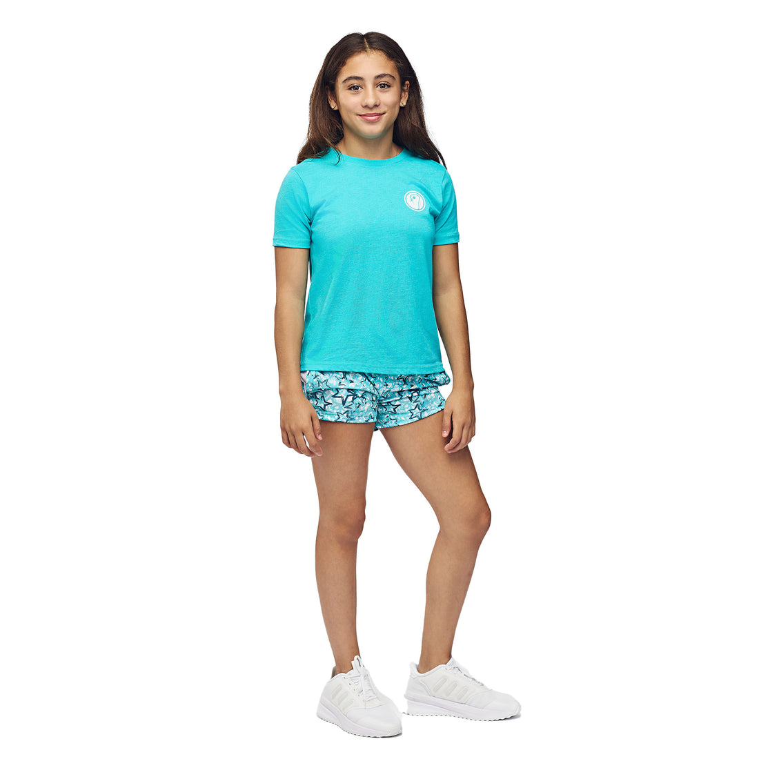 Girls Lacrosse Vibes T-Shirt - Aqua