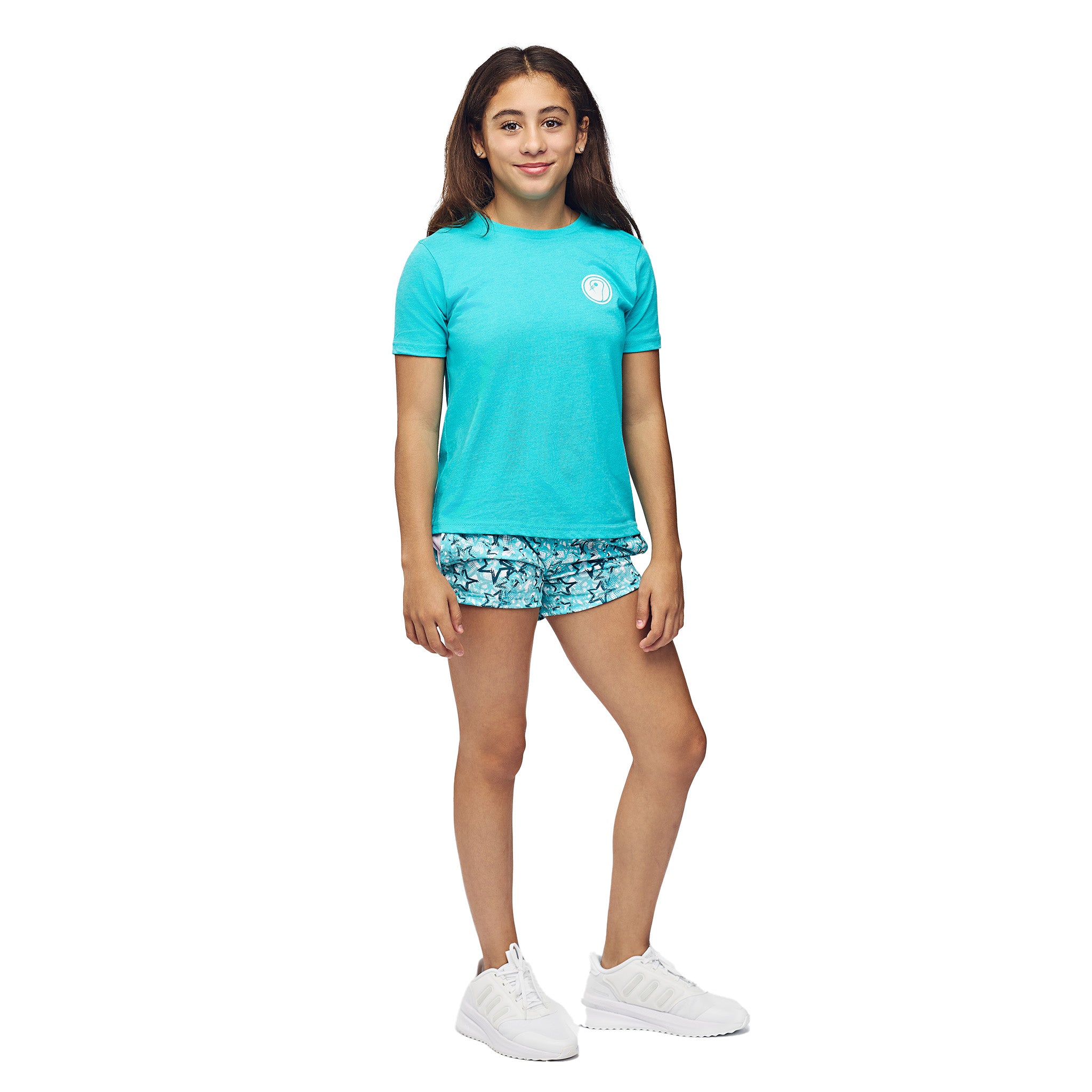 Girls Lacrosse Vibes T-Shirt - Aqua