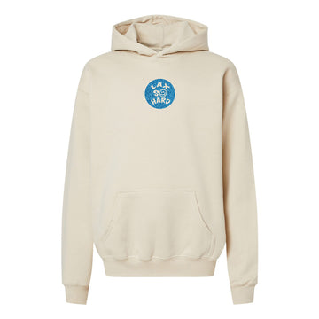 Kids Lacrosse Smile Hoodie - Sand