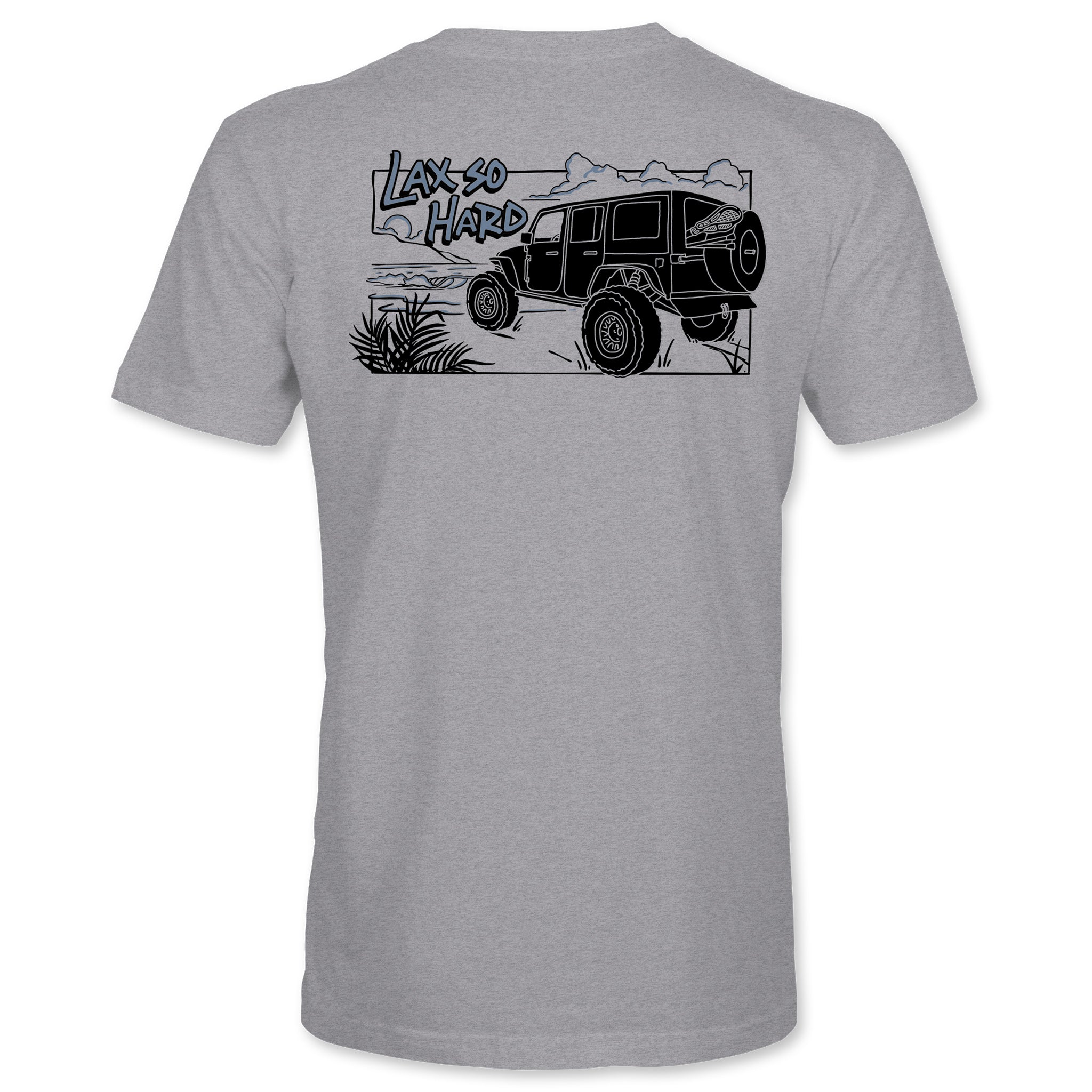 Kids Lacrosse Jeep T-Shirt - Athletic Gray