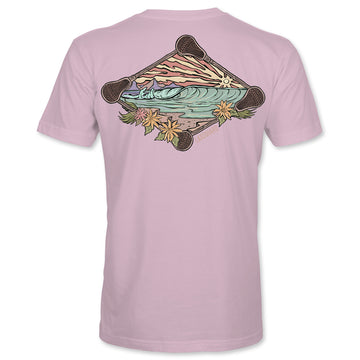 Kids Beach Lacrosse T-Shirt - Light Pink