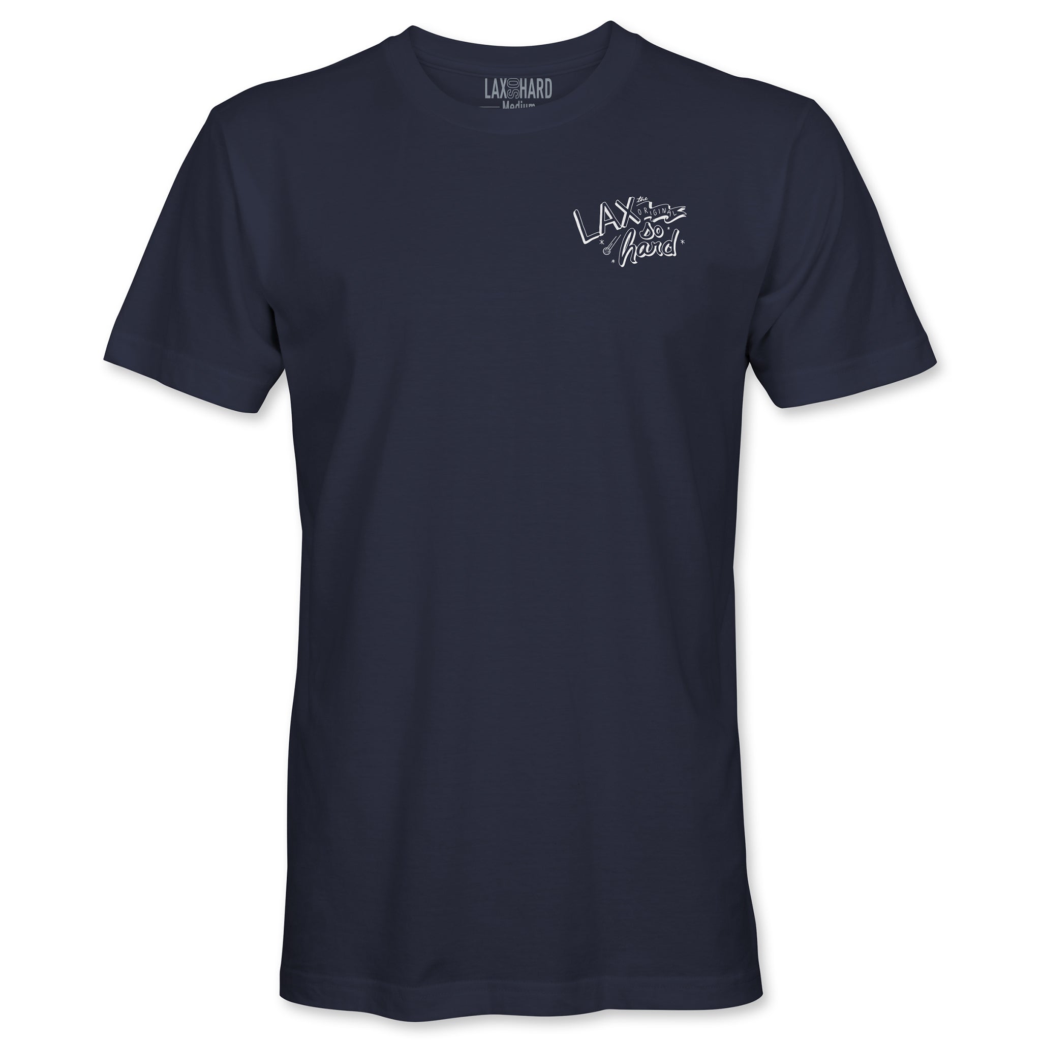 Kids Lacrosse Globe T-Shirt - Navy Blue