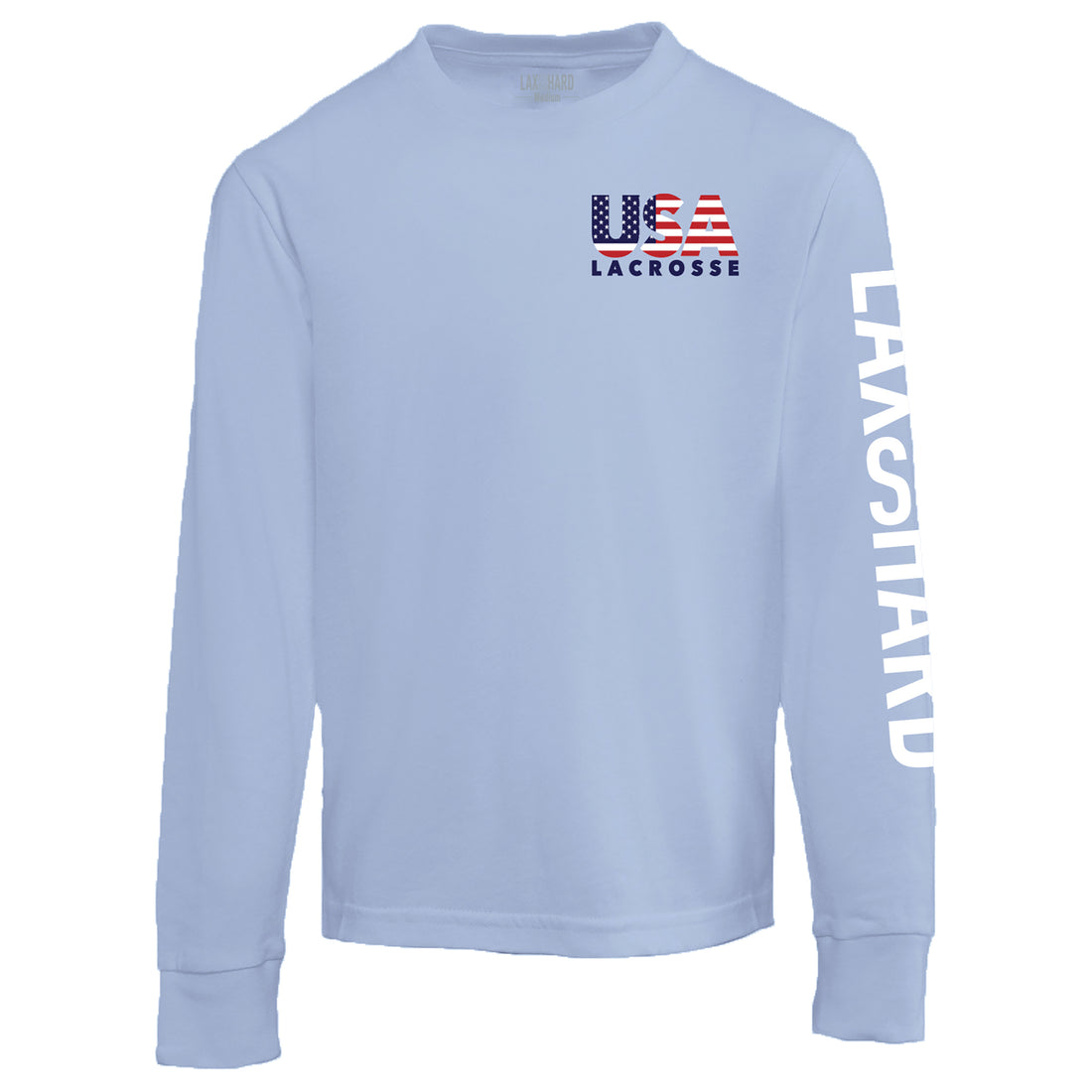 Kids American Lacrosse Long Sleeve T-Shirt