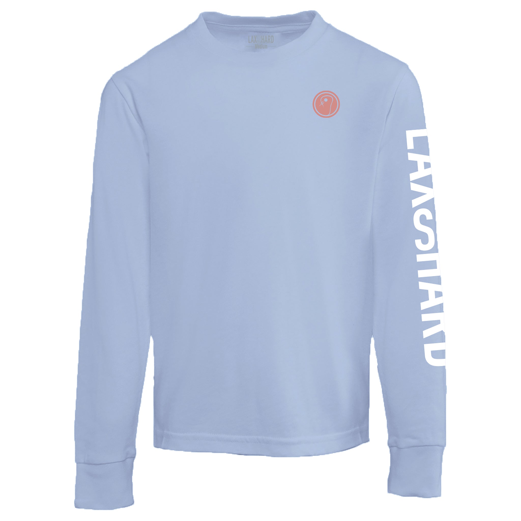 Kids Beach Lacrosse Long Sleeve T-Shirt - Light Blue
