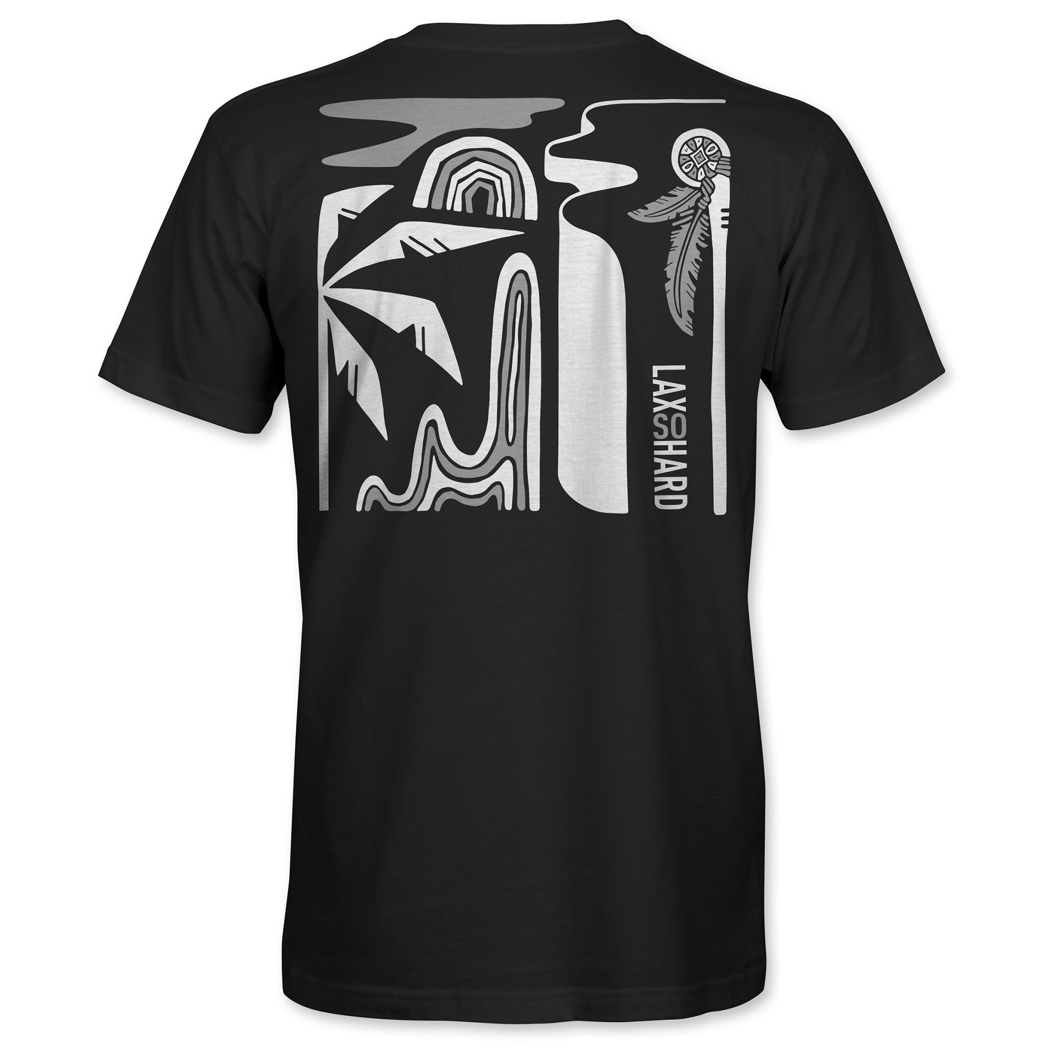 Kids Lacrosse Native T-Shirt - Black