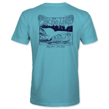 Kids Ocean Lacrosse T-Shirt - Aqua Blue