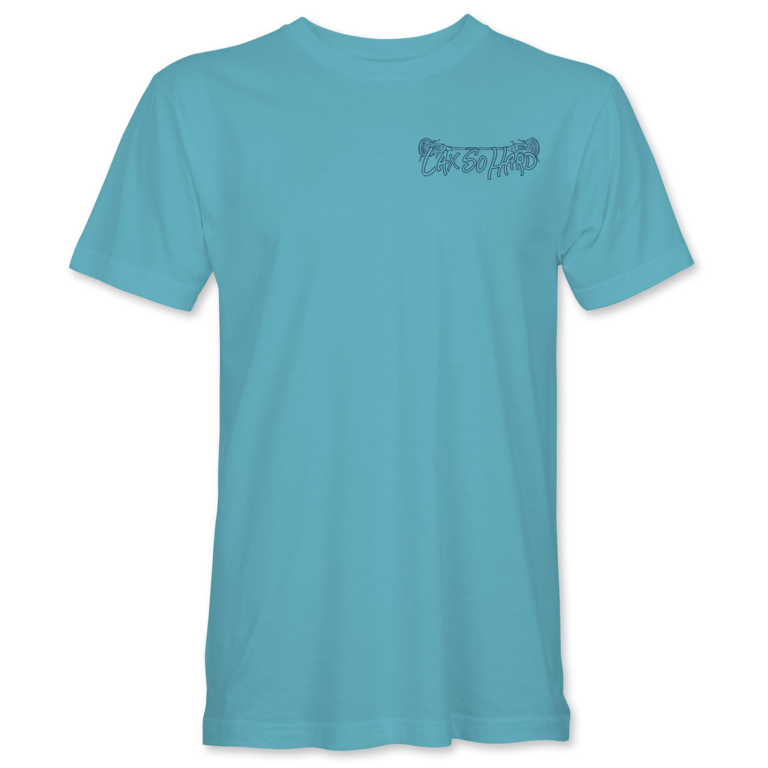 Kids Ocean Lacrosse T-Shirt - Aqua Blue