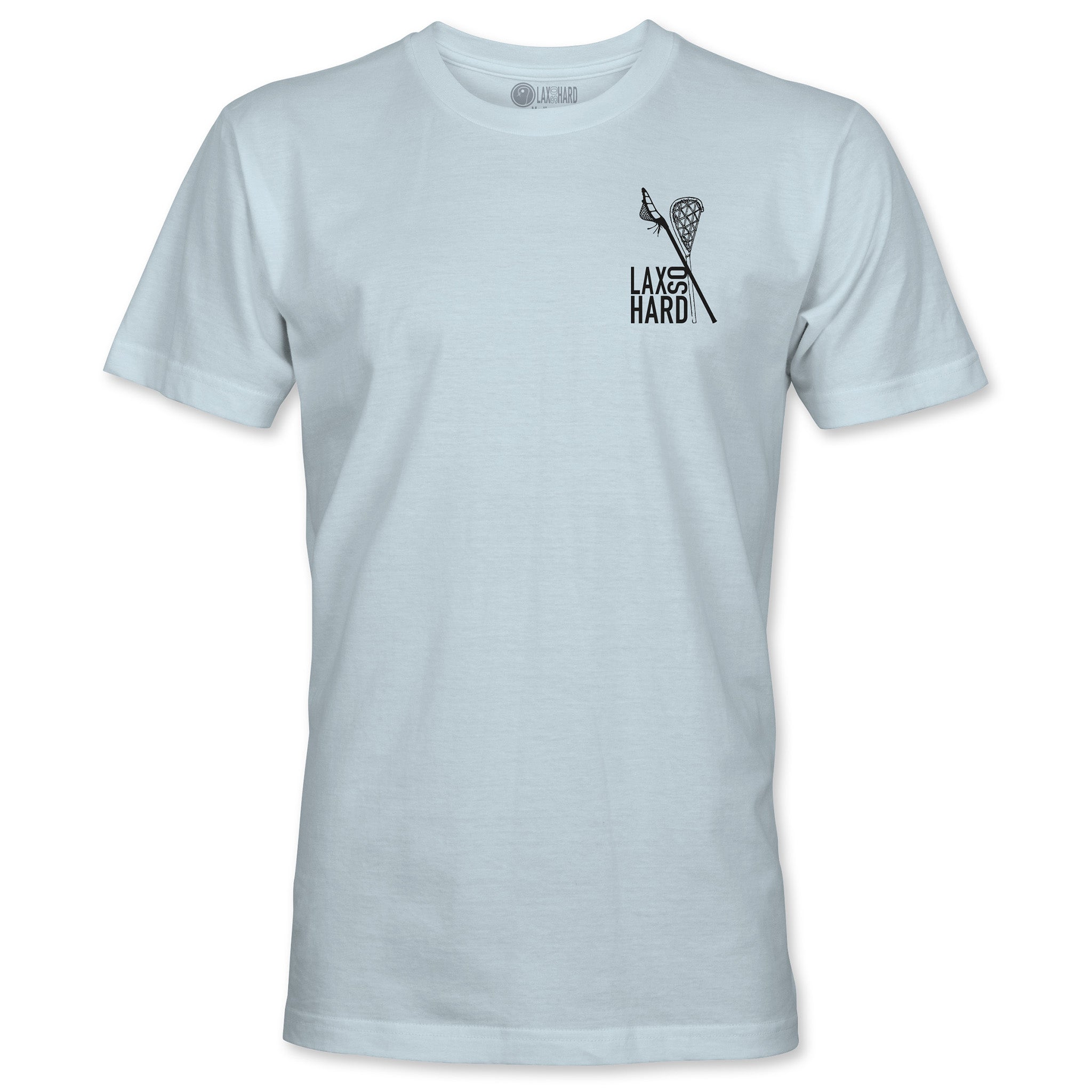 Kids Lacrosse Stick American Flag T-Shirt - Blue