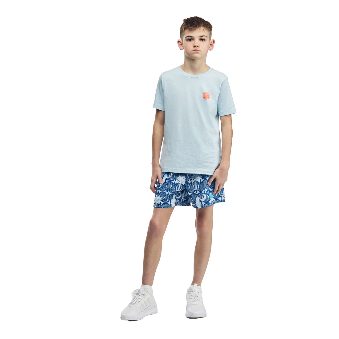 Kids Beach Lacrosse T-Shirt - Light Blue