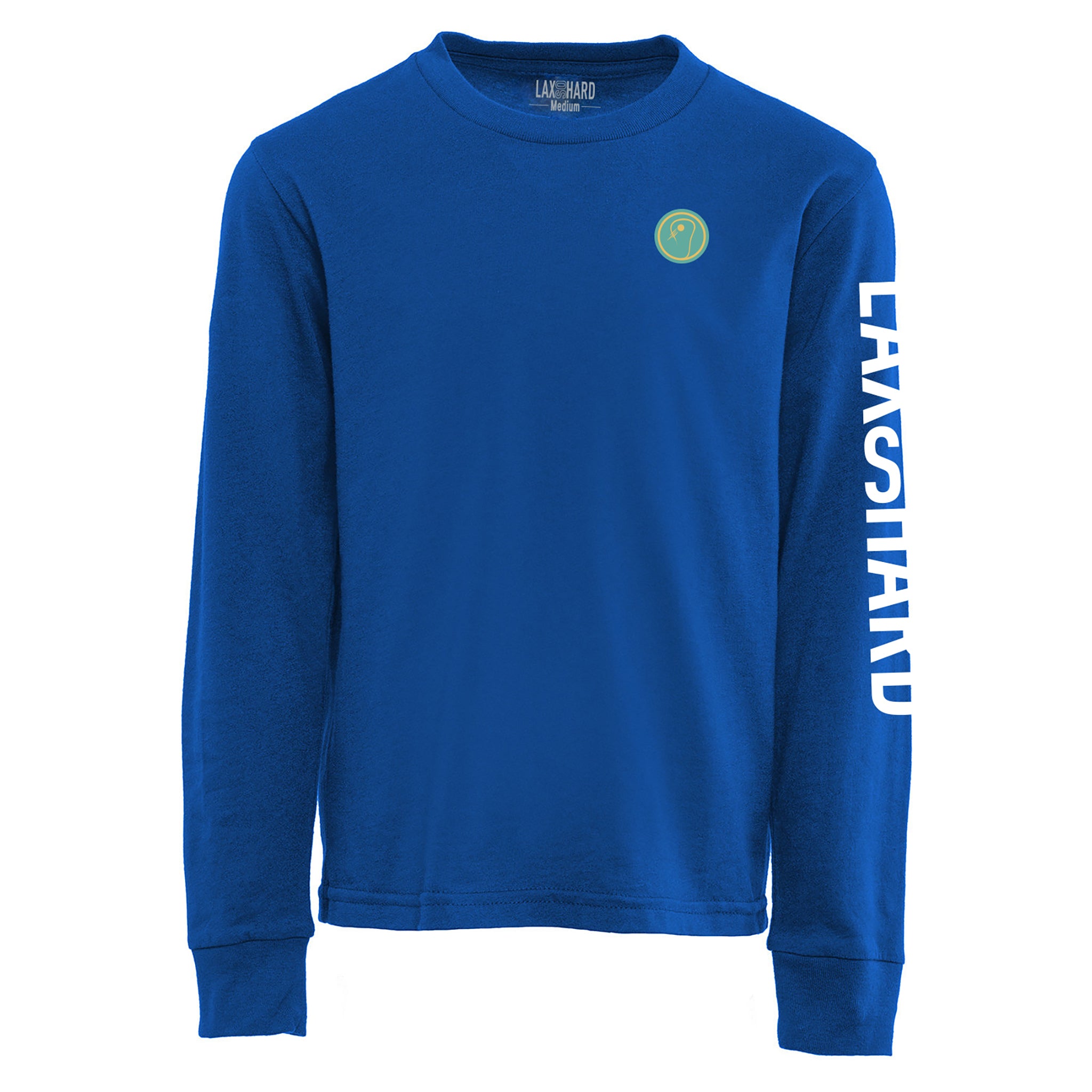 Kids Beach Lacrosse Jeep Long Sleeve T-Shirt - Royal Blue