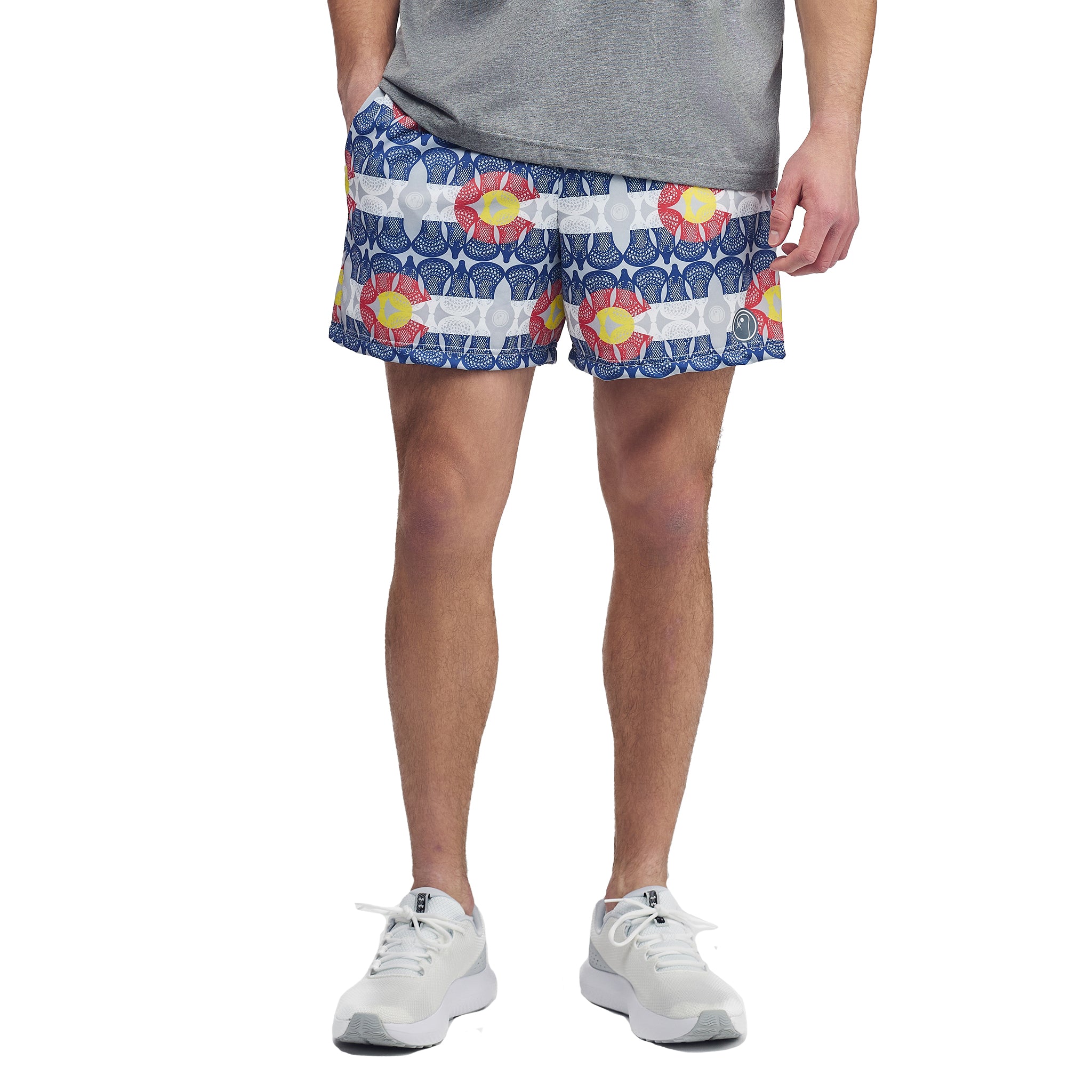 Mens Colorado Flag Lacrosse Shorts