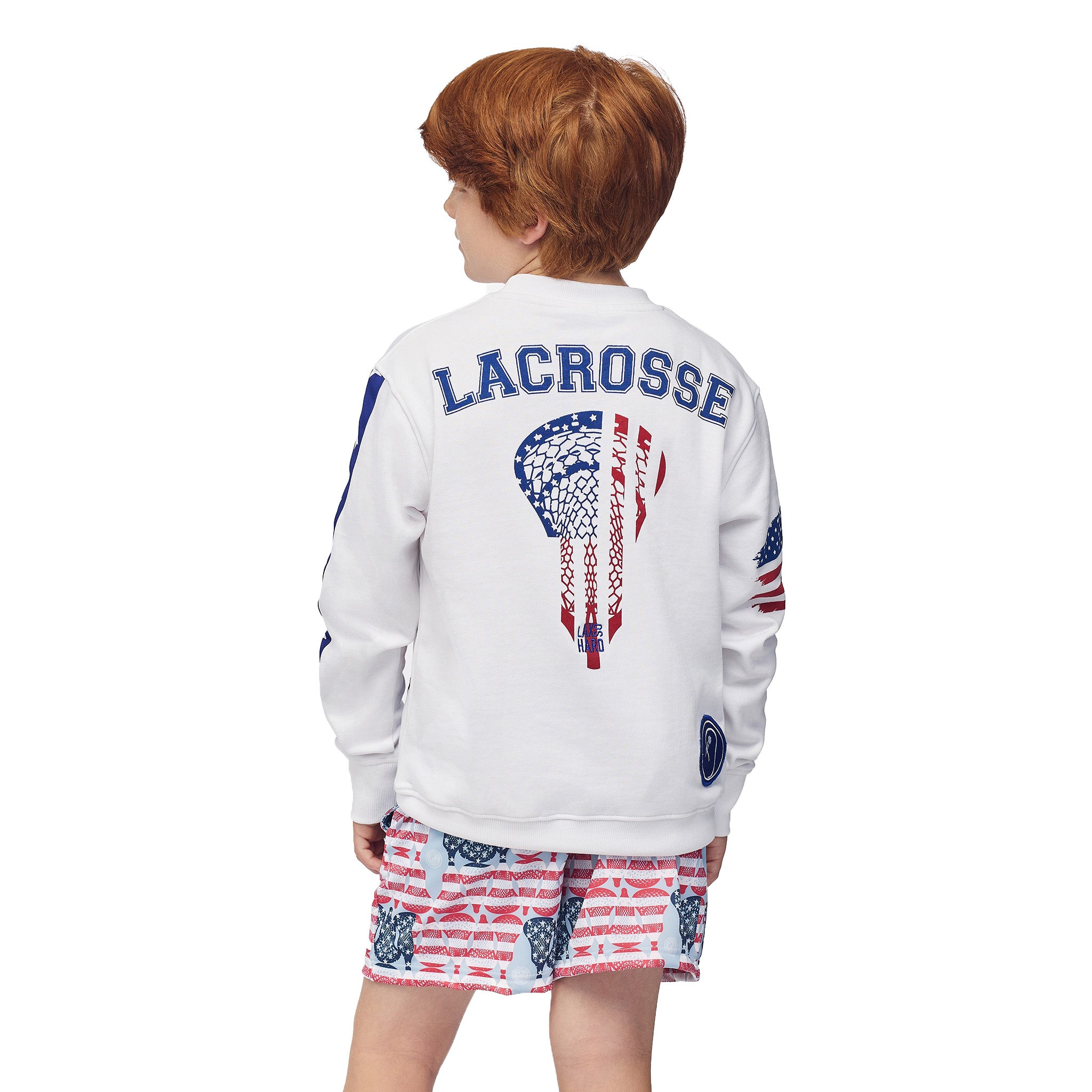 Kids Patriot Lacrosse Artshirt