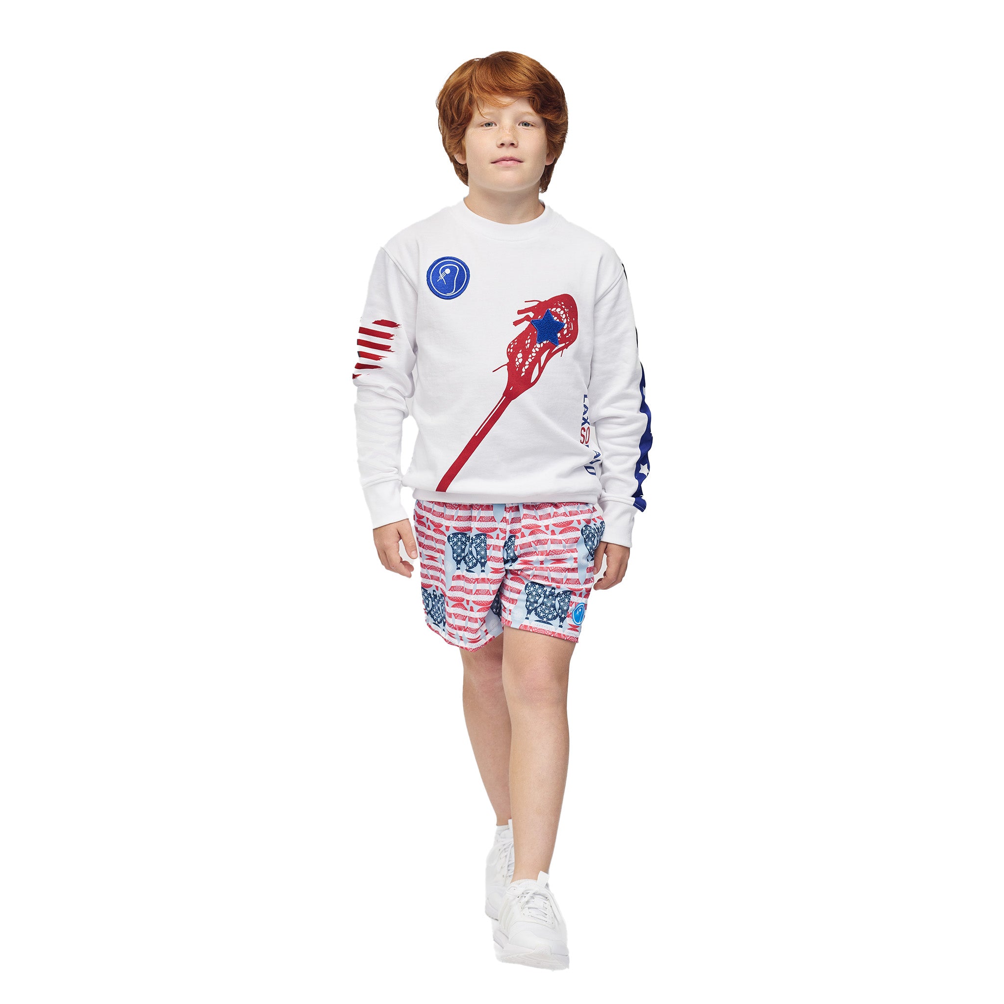 Kids Patriot Lacrosse Artshirt