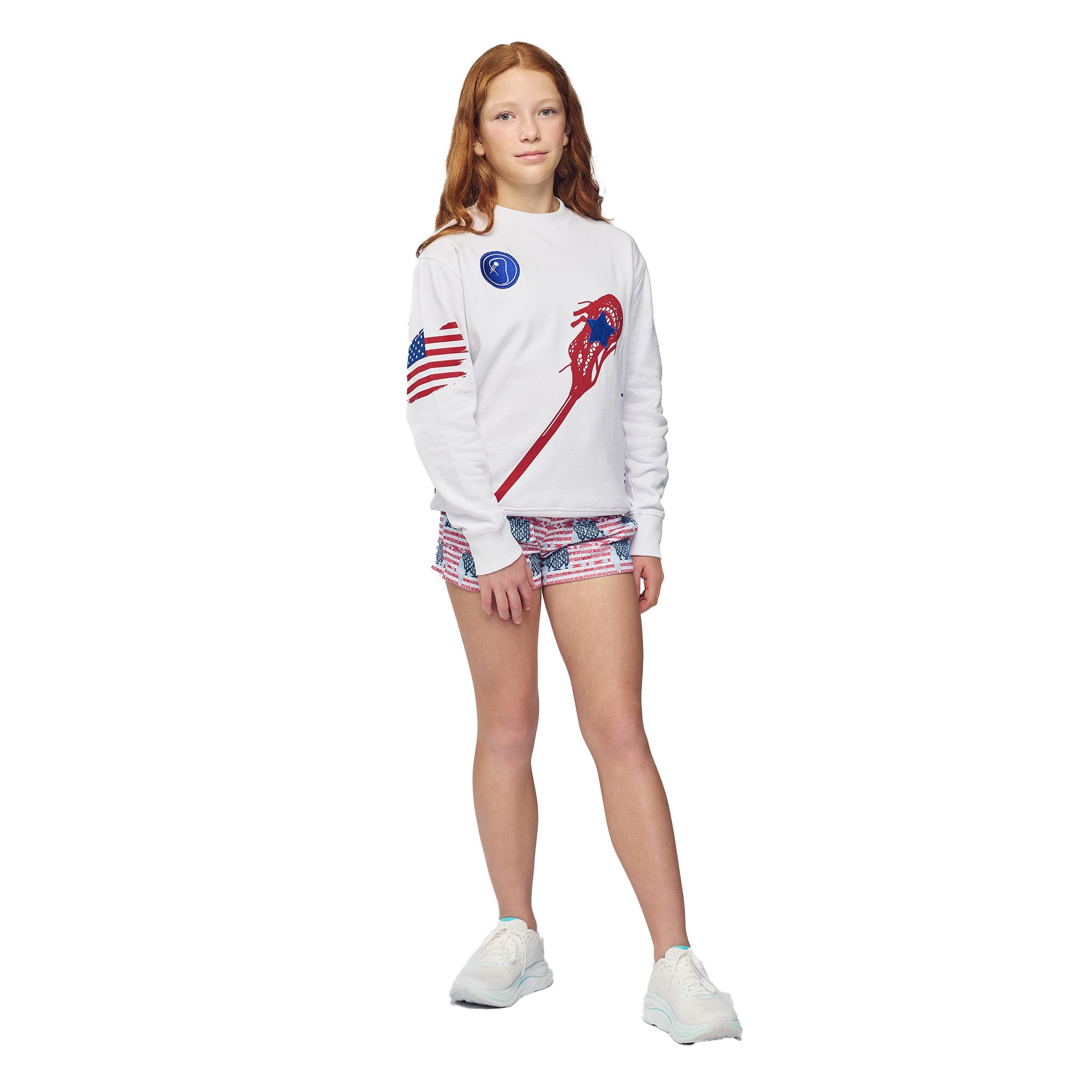 Kids Patriot Lacrosse Artshirt
