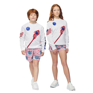 Kids Patriot Lacrosse Artshirt