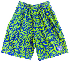 Boys Tropical Lacrosse Shorts - Green