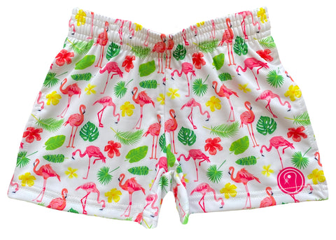 Girls Flamingo Lacrosse Shorts