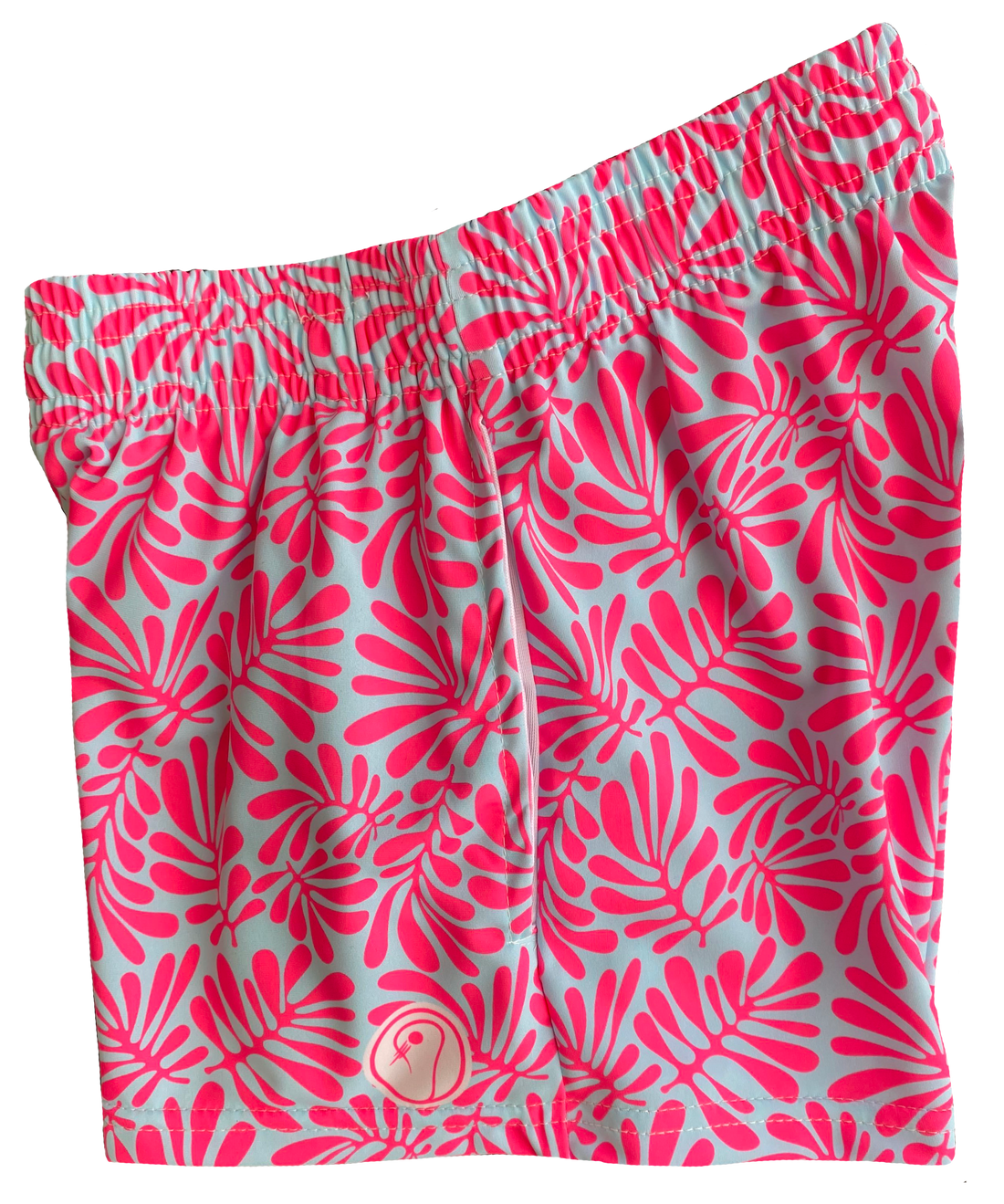 Girls Tropical Lacrosse Shorts - Pink