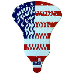 American Flag Lacrosse Sticker