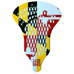 Maryland Flag Lacrosse Sticker