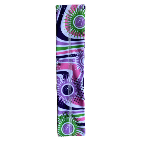 Lacrosse Headband - Purple Wavy