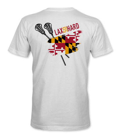 Boys Maryland LAX T-Shirt White