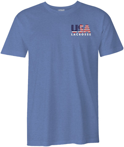 Mens American Lacrosse T-Shirt