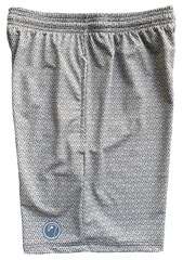 Mens Graphic Lacrosse Shorts Gray