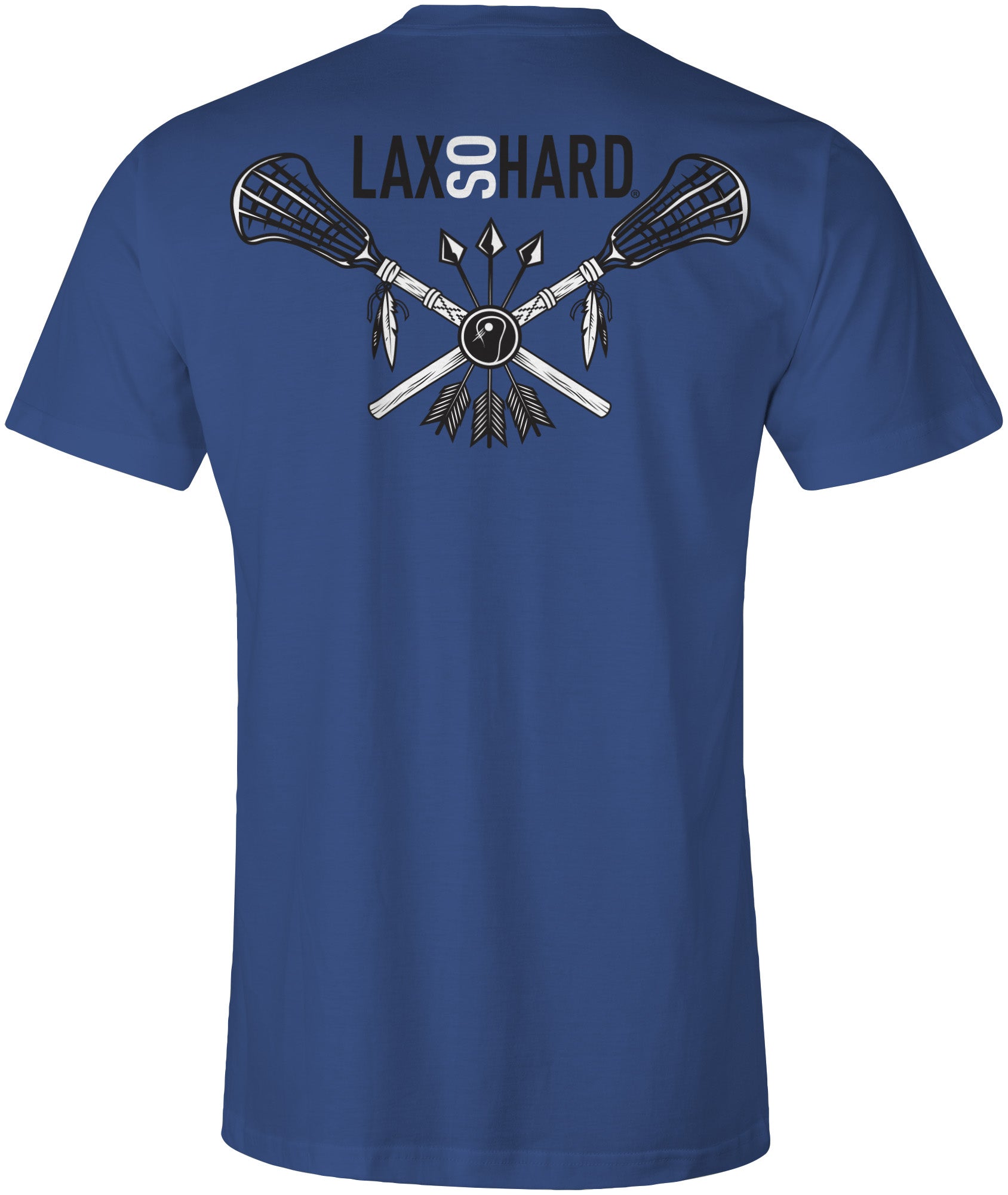 Mens Lacrosse Arrows T-Shirt - blue
