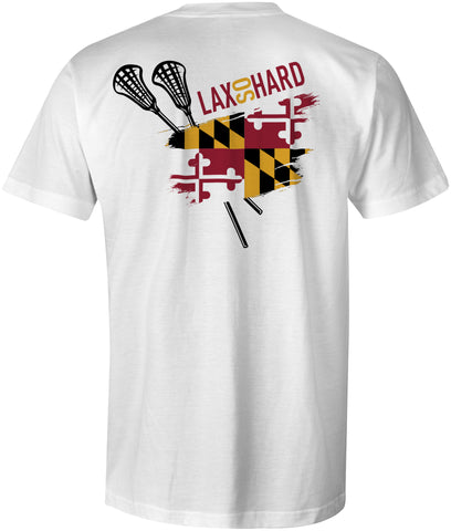 Mens Maryland Lacrosse T-Shirt White