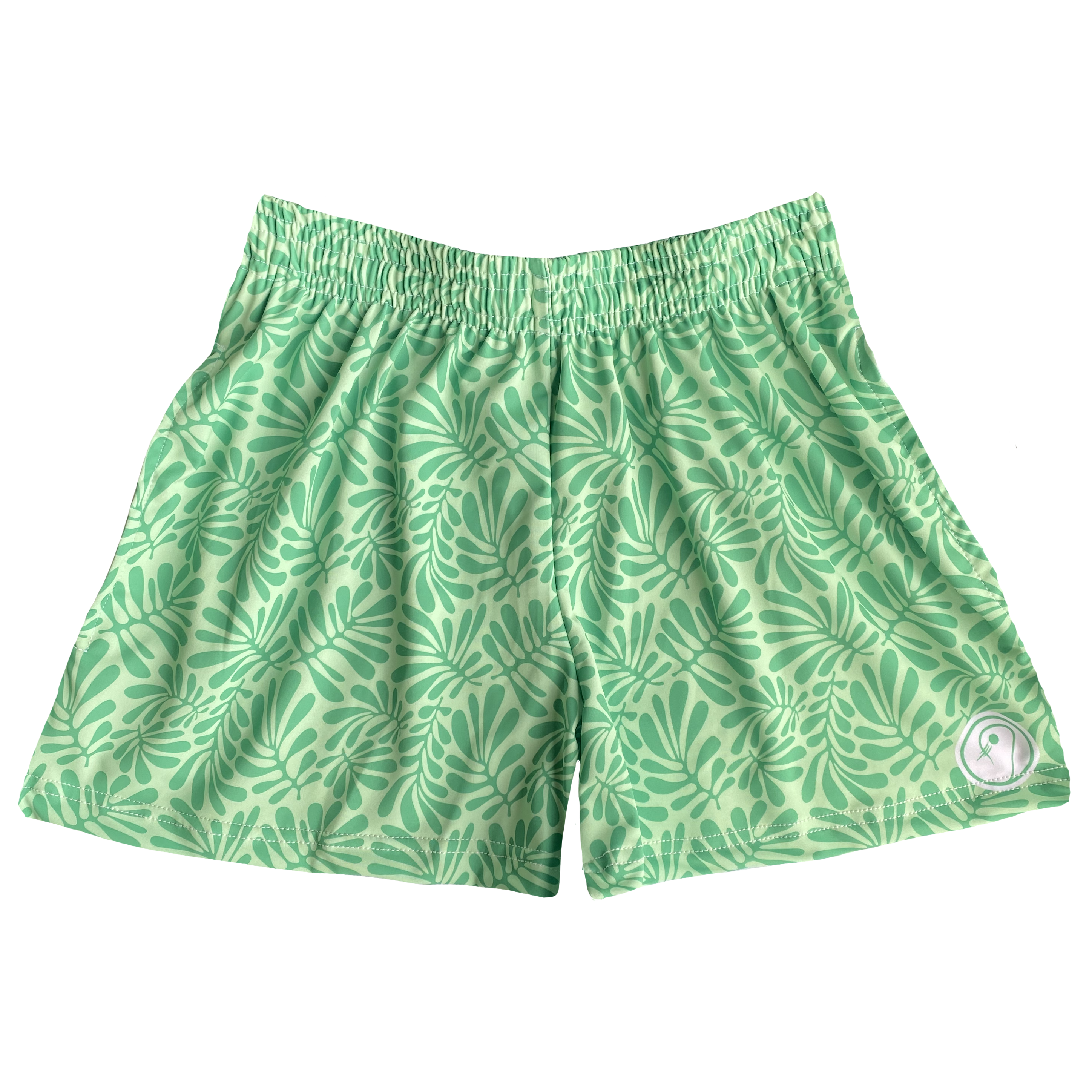 Womens Tropical Lacrosse Shorts - Green